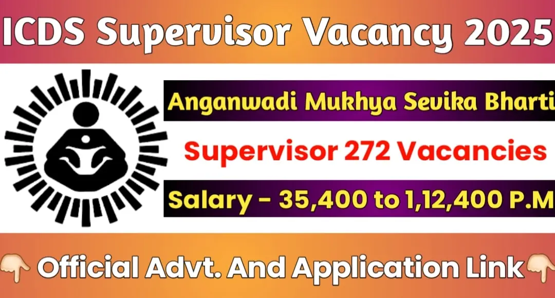 Anganwadi Mukhya Sevika Bharti 2025
