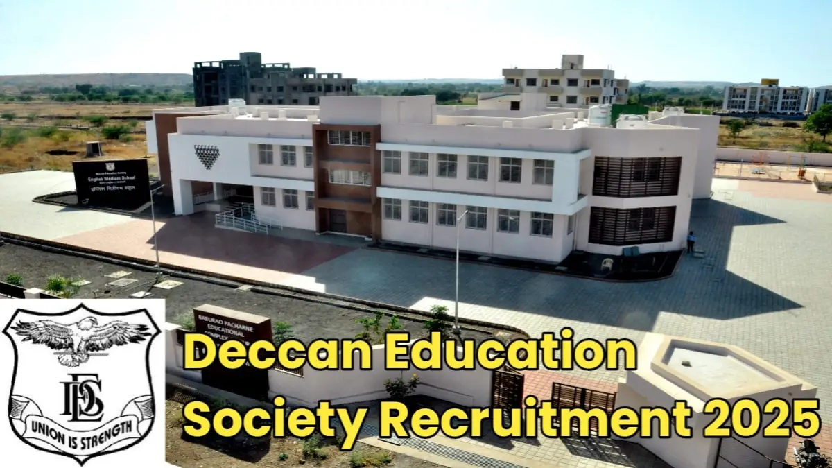 Deccan Education Society Recruitment 2025