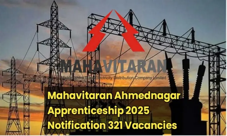Mahavitaran Ahmednagar Apprenticeship 2025