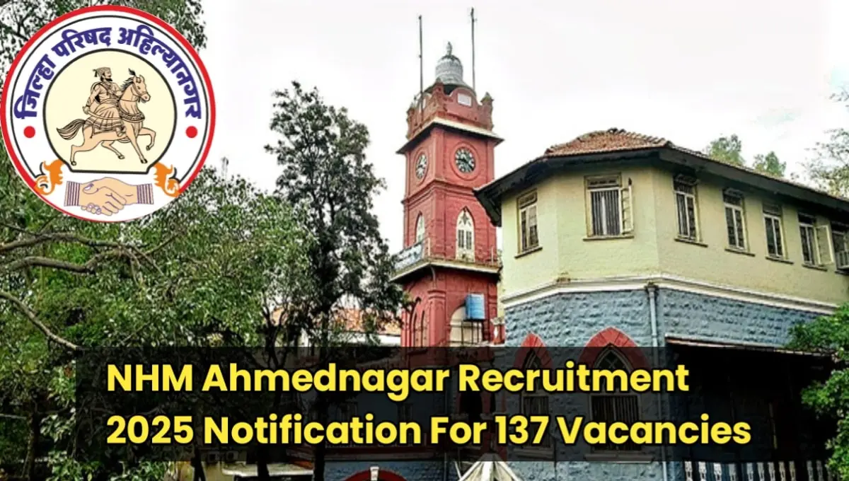 NHM Ahmednagar Recruitment 2025 Notification